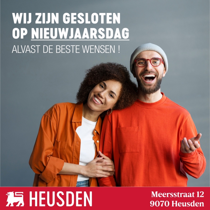 Gesloten op Nieuwjaar!